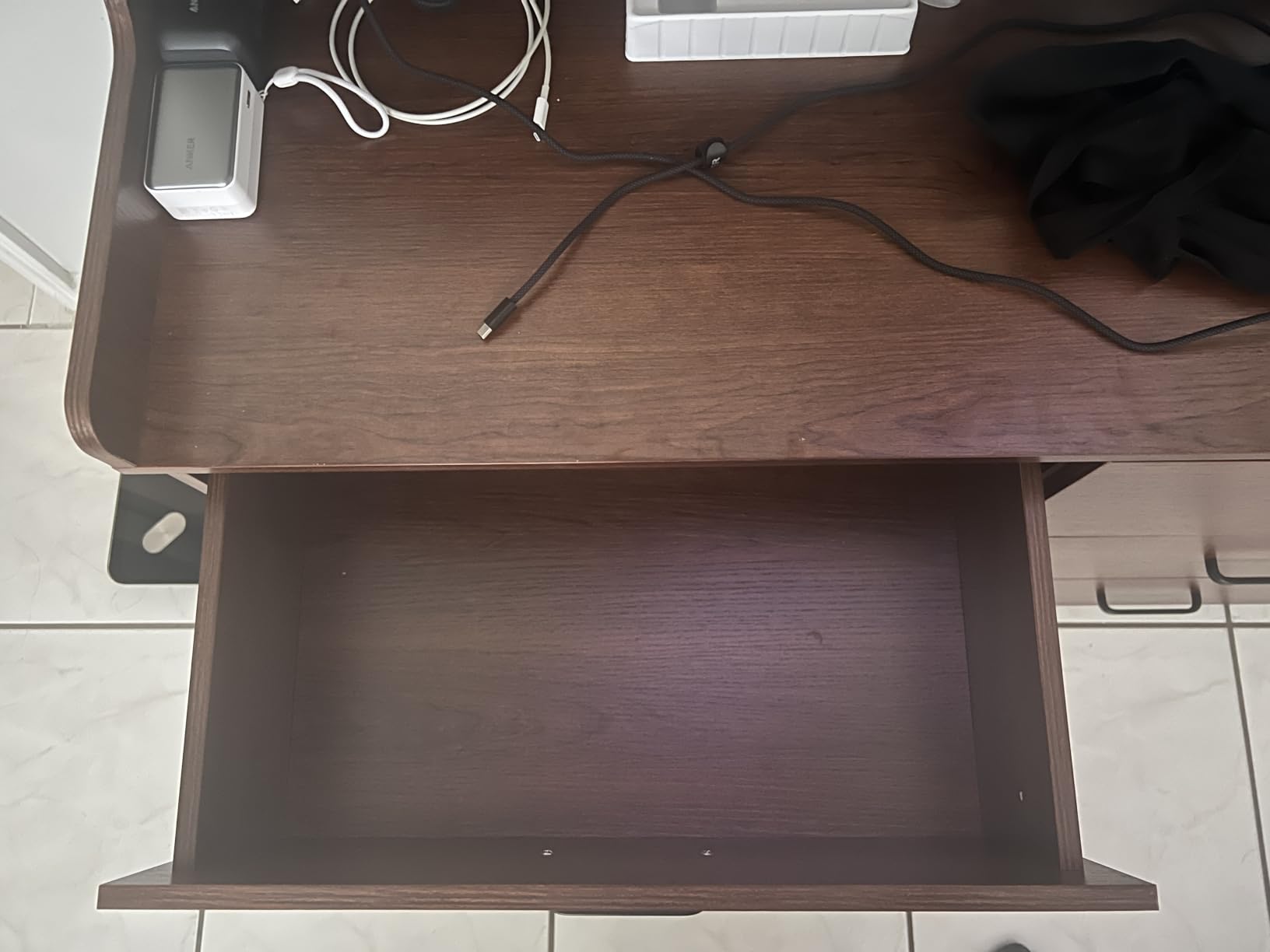 Bigbiglife Wood Dresser for Bedroom, 6 Drawer Double Dresser, Mid Century Modern Chest of Drawers with Deep Drawers, Large Storage Organizer for Living Room, Closet(Walnut Brown) customer photo 2