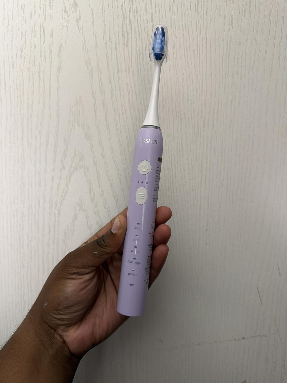 COSLUS C30 Electric Toothbrush for Adults, Ultra-Clean, 1PC, Black customer photo 2