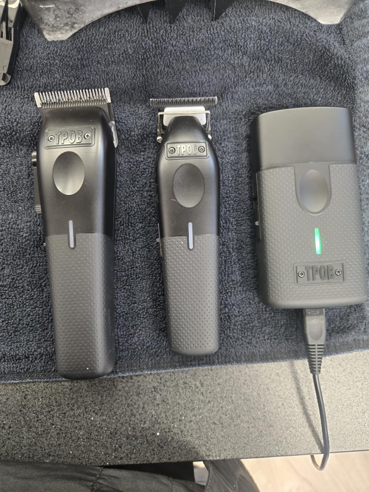 TPOB Play Barber Hair Clippers for Men 7500 RPM with Rubber Grips (Blackout) customer photo 1