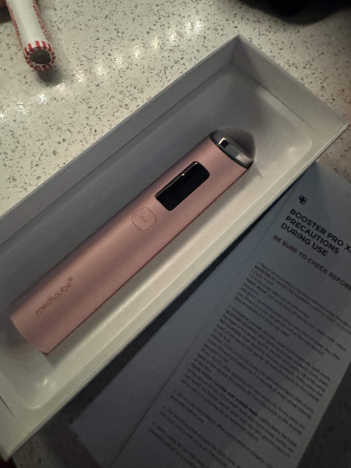 medicube Booster Pro X2™ - 7 in 1 Glow Beauty Device, 2X Glow Care, Pink customer photo 2