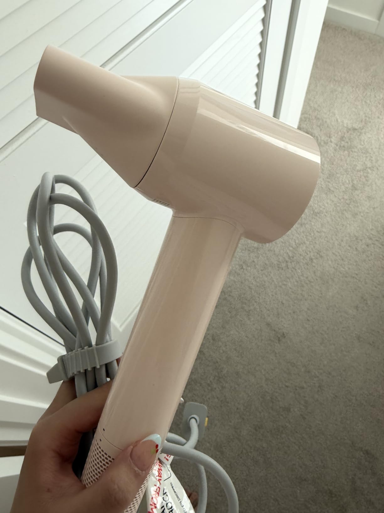 Laifen Air Diffuser Hair Dryer, 15×High-Speed Blow Dryer for Women, Milktea customer photo 2