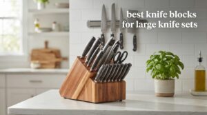 best knife blocks for large knife sets