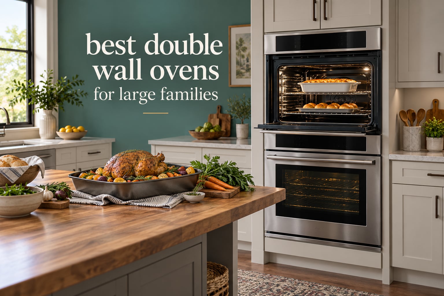 best double wall ovens for large families