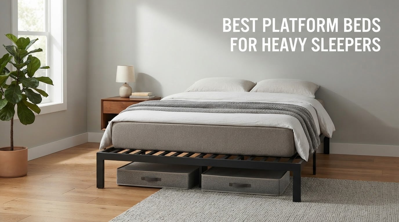best platform beds for heavy sleepers