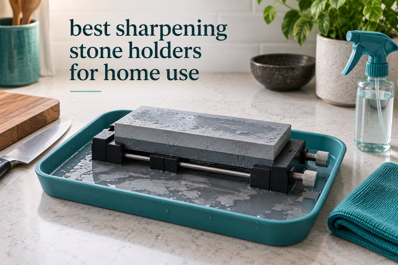 best sharpening stone holders for home use