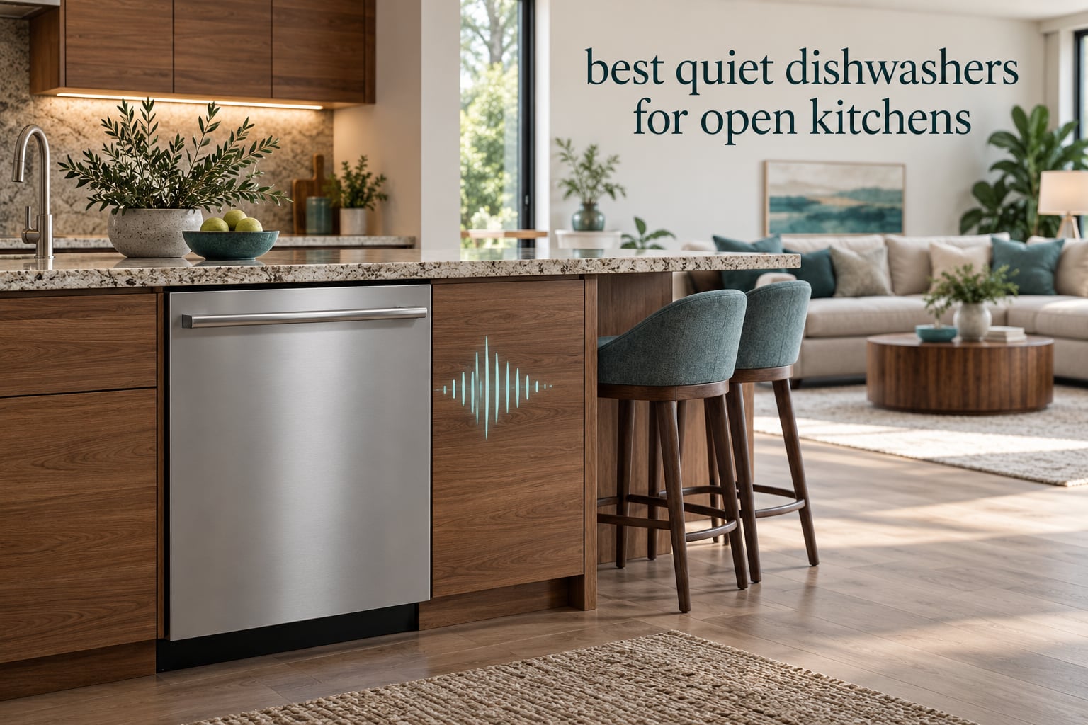 best quiet dishwashers for open kitchens
