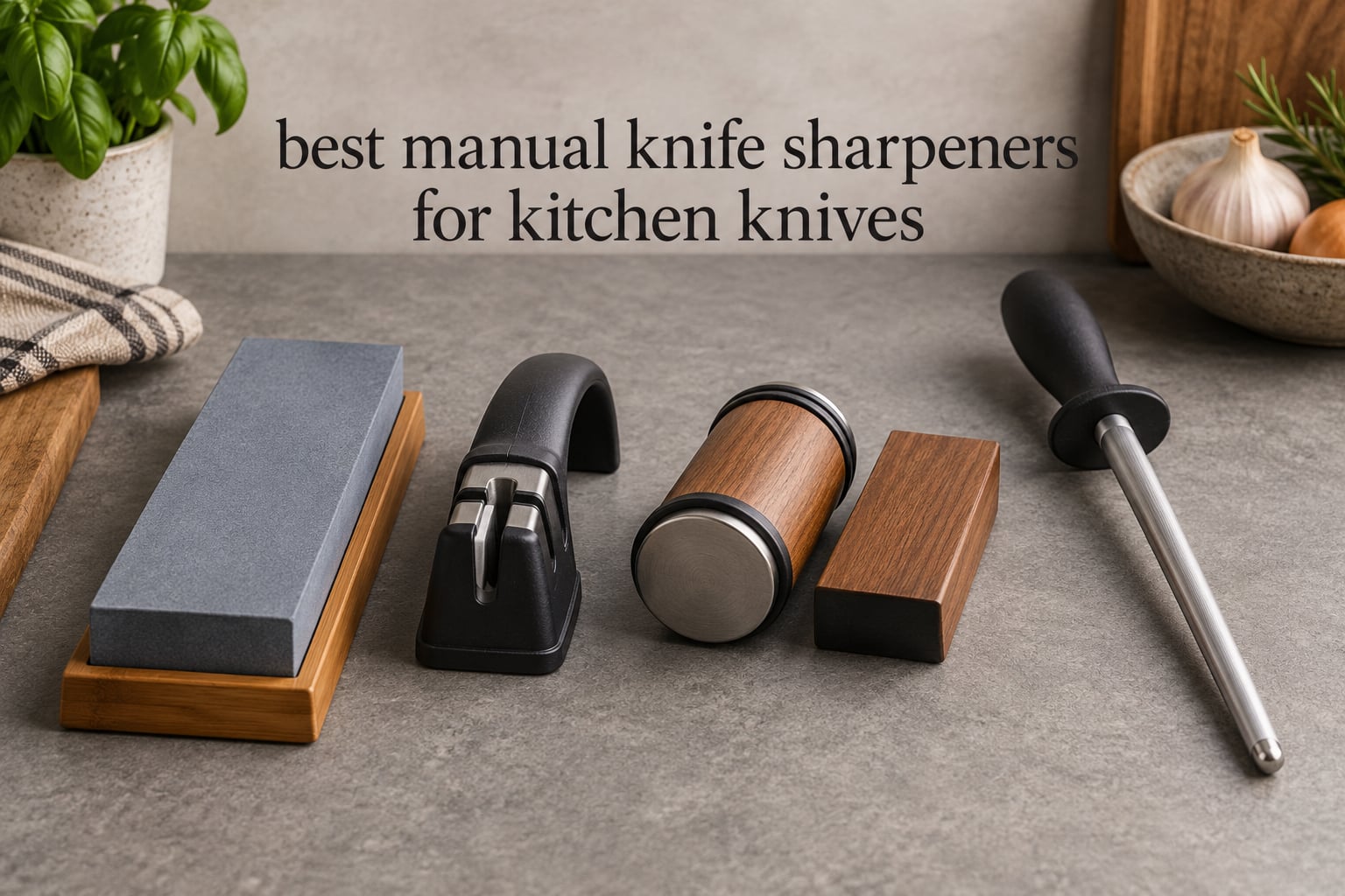 best manual knife sharpeners for kitchen knives