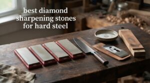 best diamond sharpening stones for hard steel