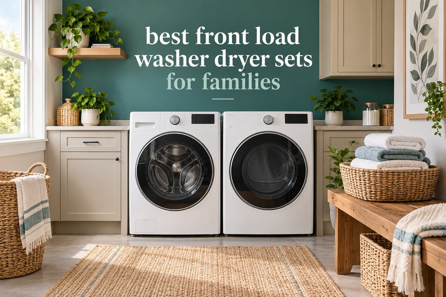 best front load washer dryer sets for families