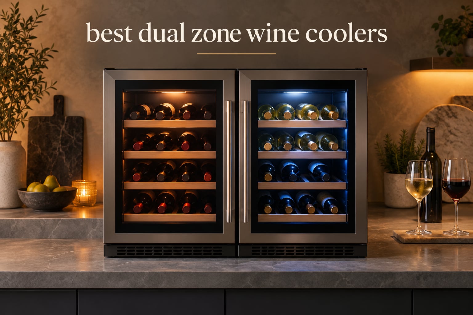 best dual zone wine coolers