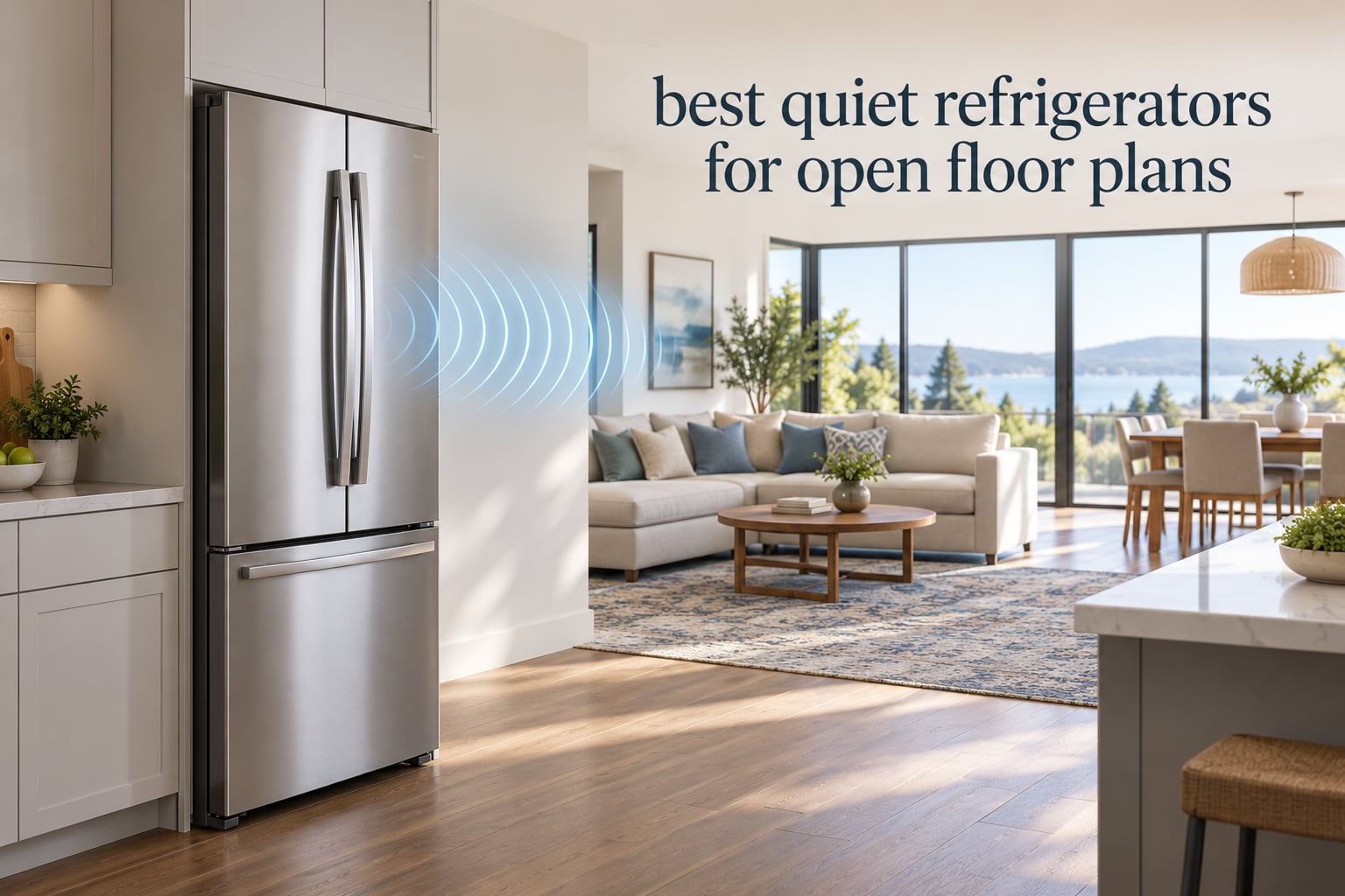 best quiet refrigerators for open floor plans