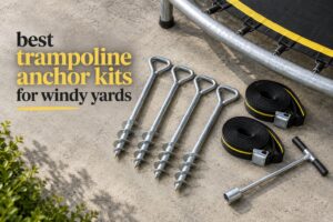 best trampoline anchor kits for windy yards