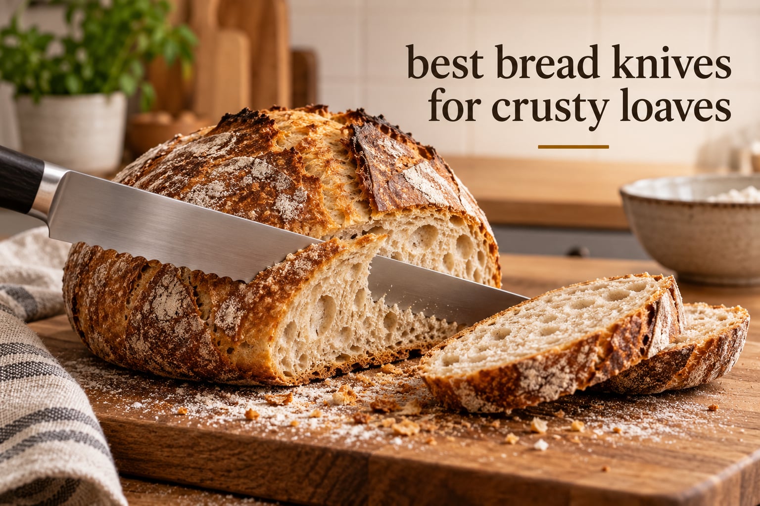 best bread knives for crusty loaves