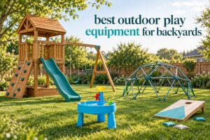 best outdoor play equipment for backyards