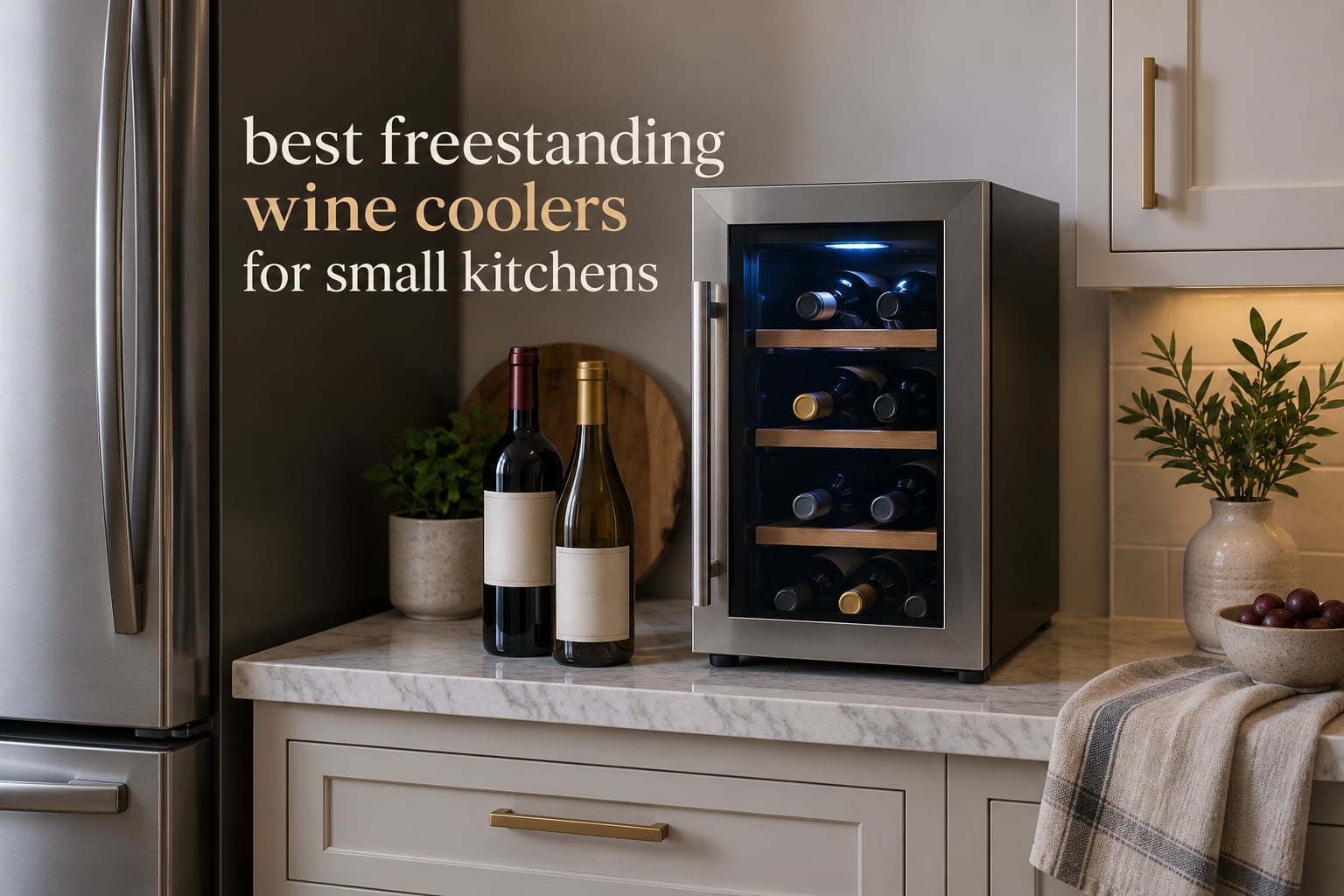 best freestanding wine coolers for small kitchens