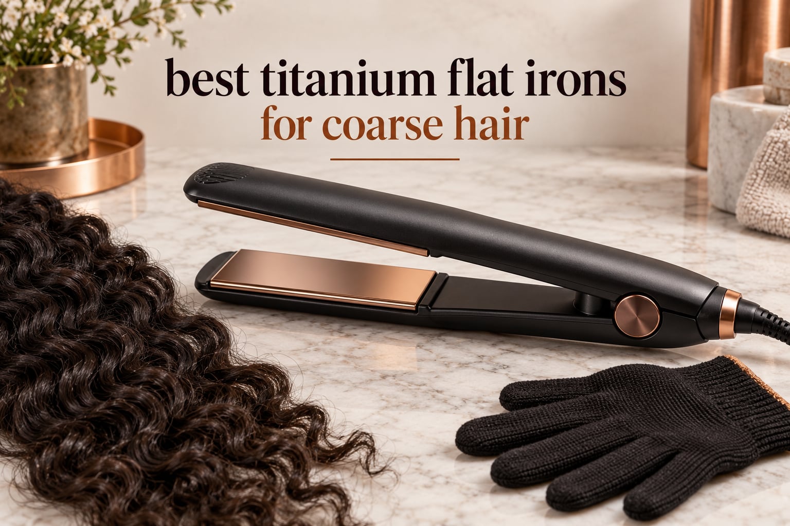 best titanium flat irons for coarse hair