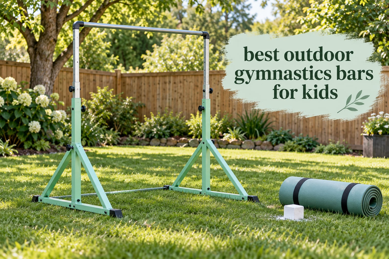best outdoor gymnastics bars for kids