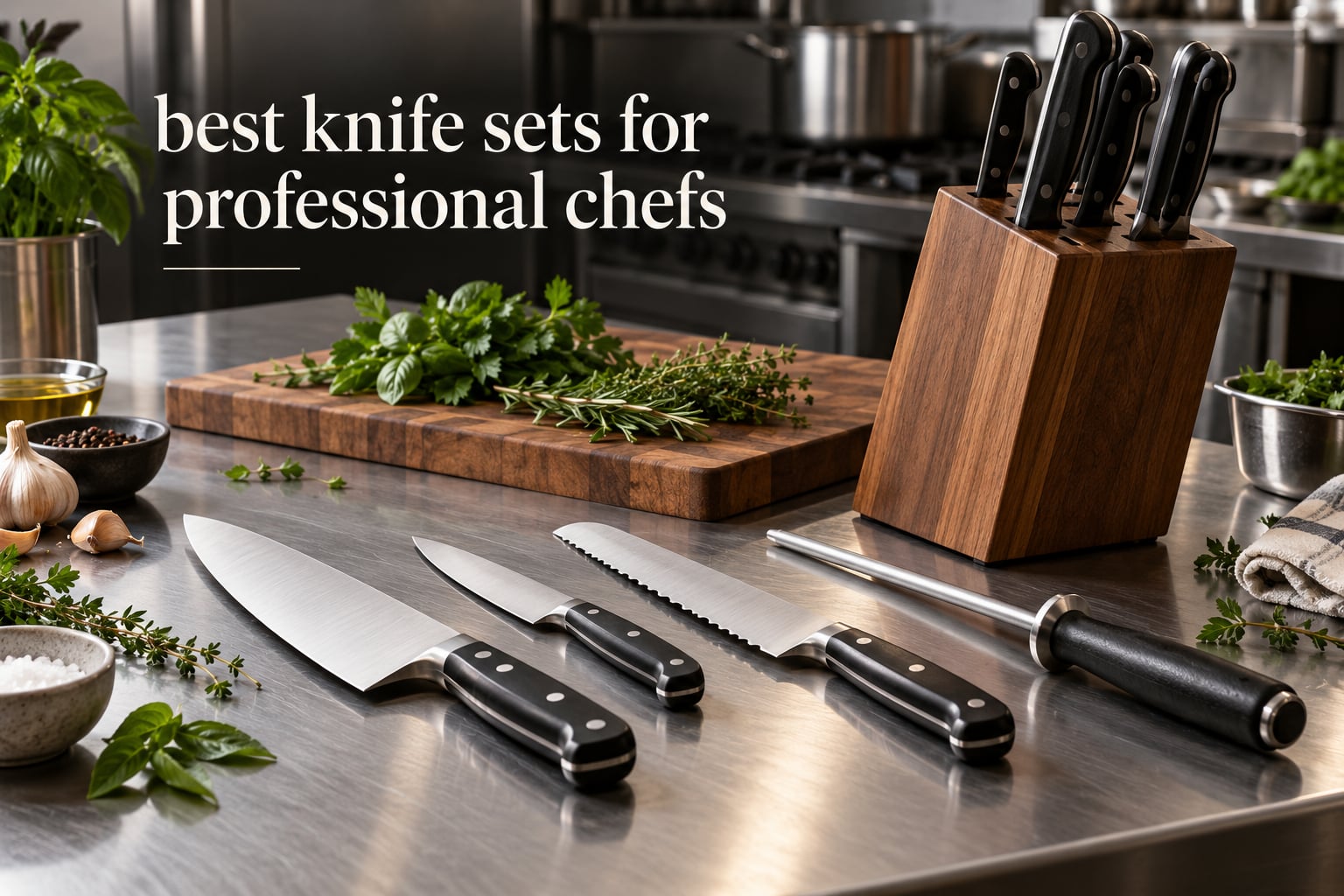 best knife sets for professional chefs