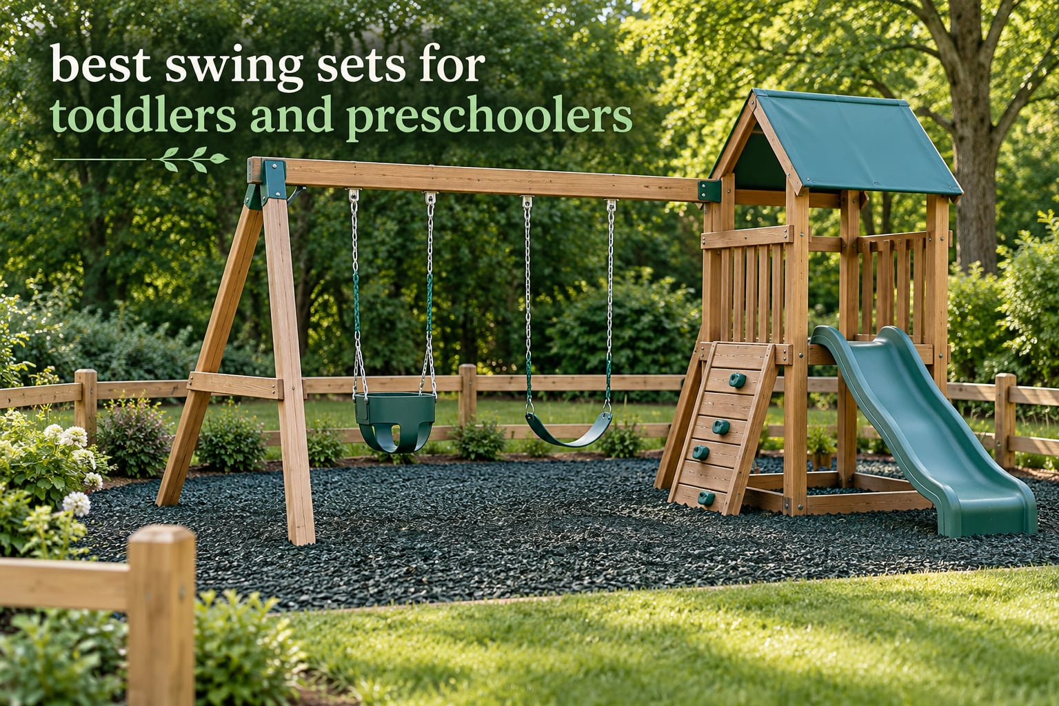 best swing sets for toddlers and preschoolers