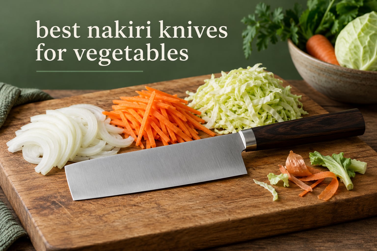 best nakiri knives for vegetables