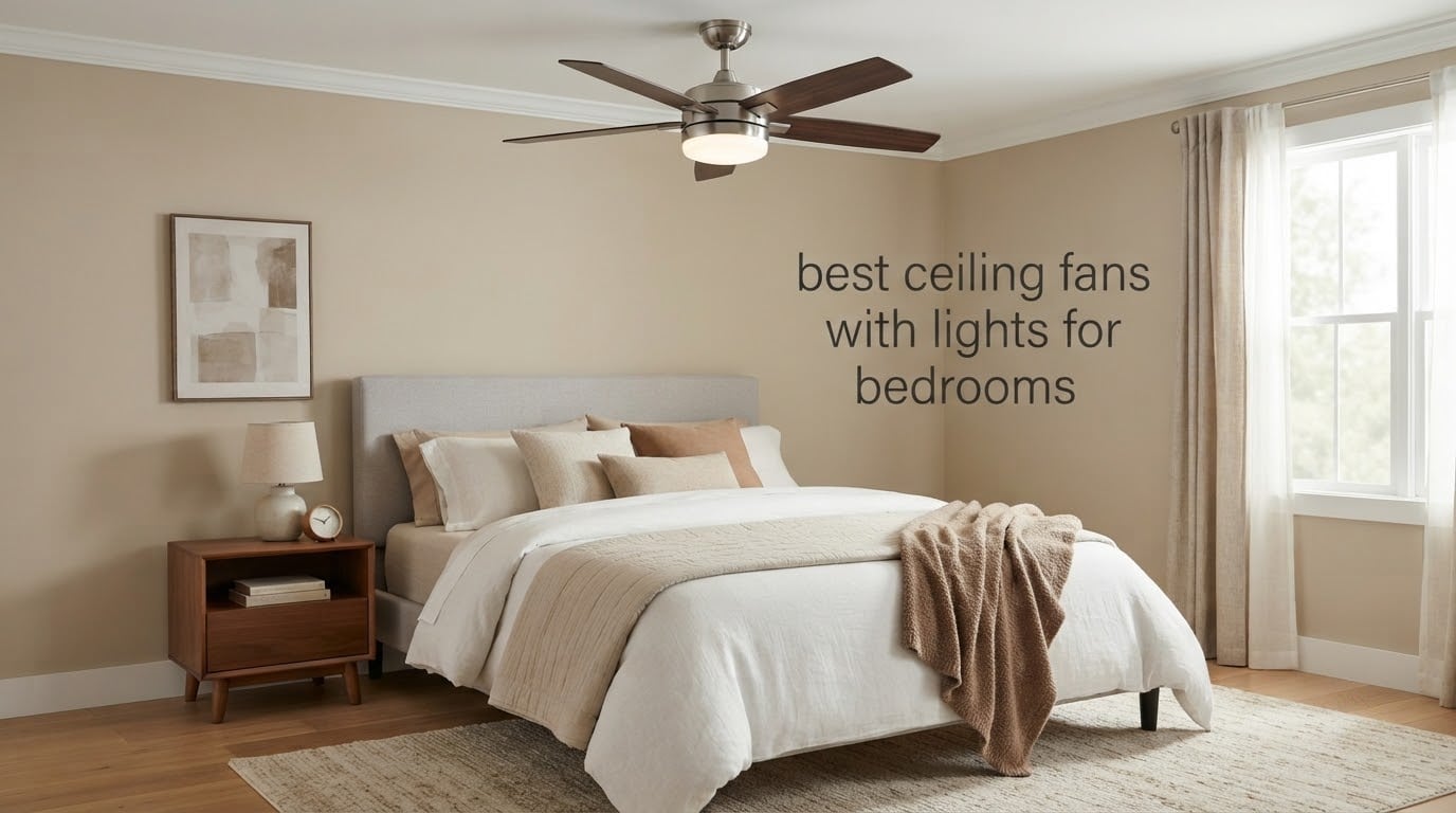 best ceiling fans with lights for bedrooms
